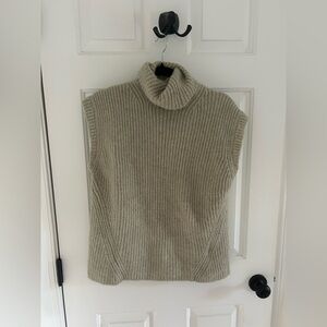 Zara Turtleneck Sweater Vest with open back